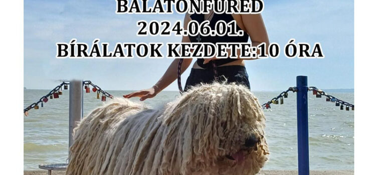 Katalógus elkészült – Balatonfüred, spec. CAC